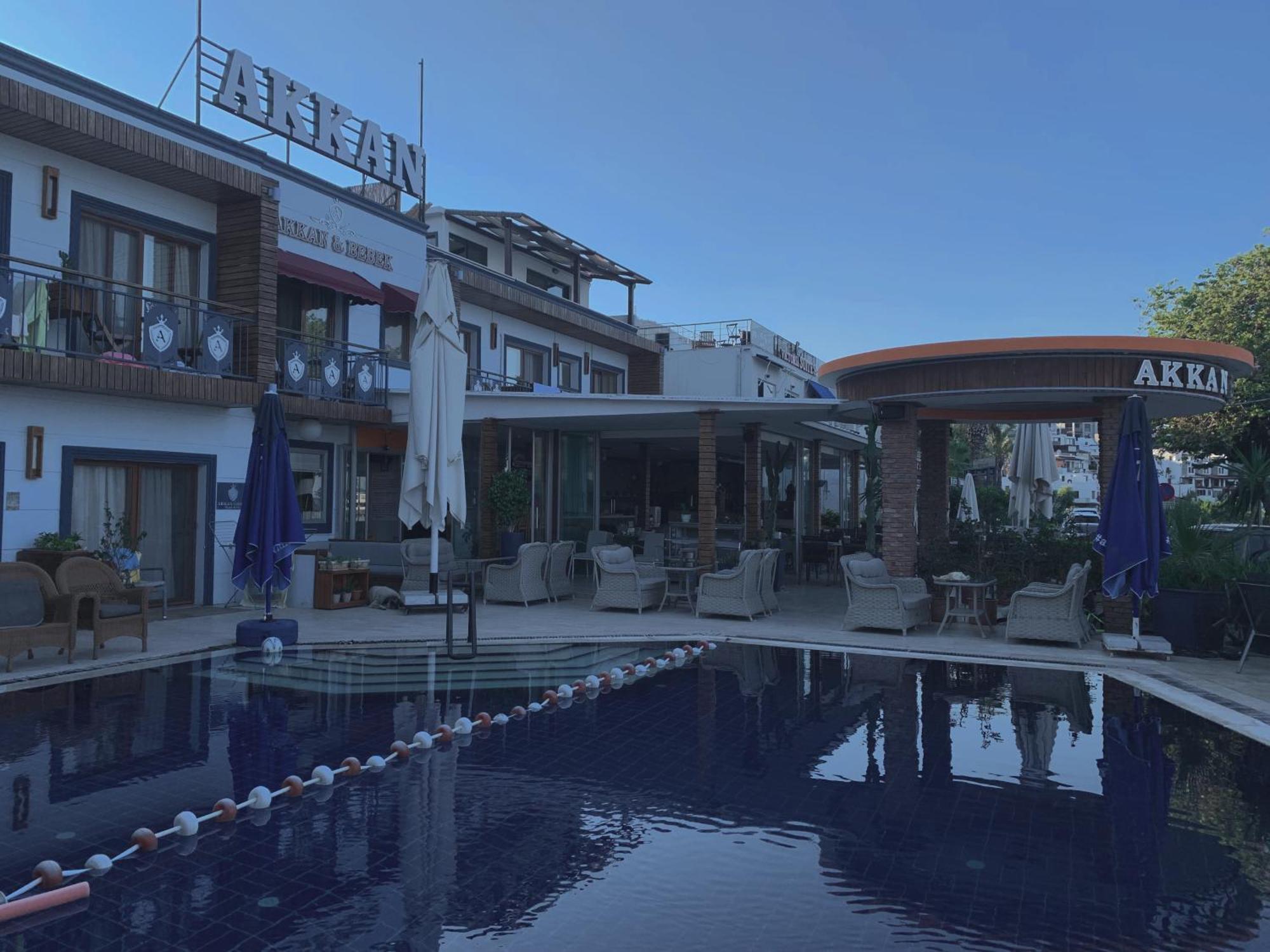 Akkan Beach Hotel Bodrum Exterior foto